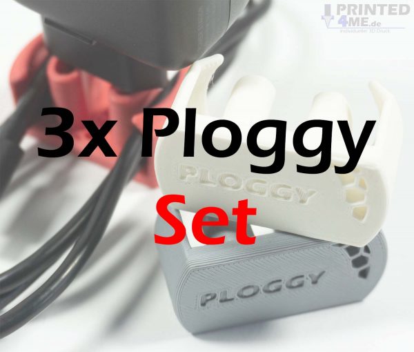 Ploggy Ladegerät Schutz Stecker und Kabel Organizer für USB Kabel und USB Ladegerät 3er Set